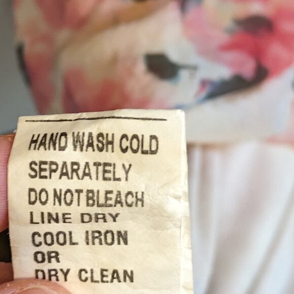 Prontomoda Giusy Watercolor Floral Floor Length Silk Maxi Dress Size Medium - Picture 11 of 11